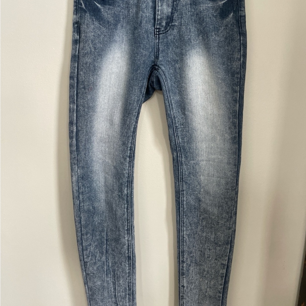 JuJu Red Logo on Blue Denim Waistband